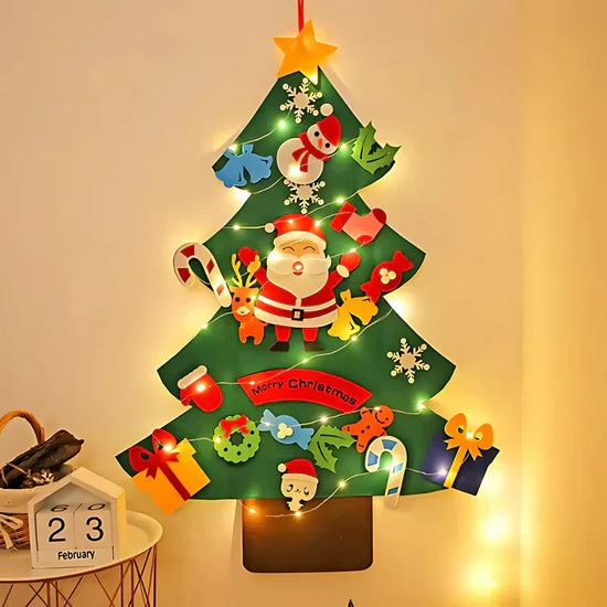 Árbol de Navidad de Fieltro Para Niños - vista 2